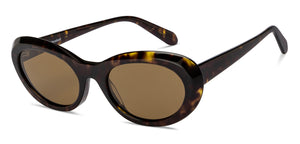 Tortoise Round Full Rim Women Sunglasses by Lenskart-210746