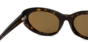 Tortoise Round Full Rim Women Sunglasses by Lenskart-210746