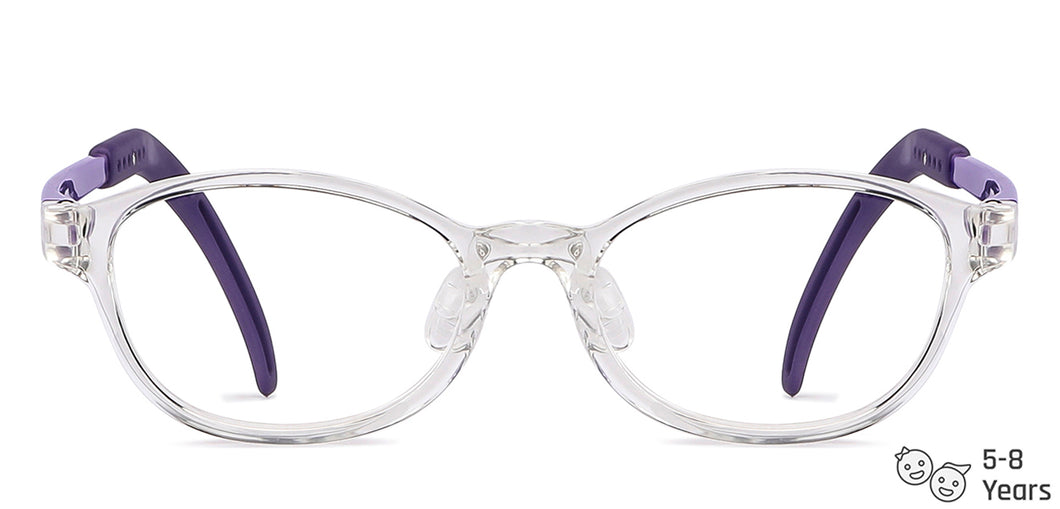 Transparent Rectangle Full Rim Kid Eyeglasses by Lenskart Junior Computer Glasses-145684