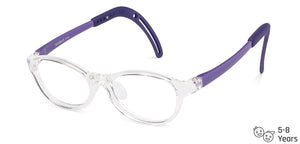 Transparent Rectangle Full Rim Kid Eyeglasses by Lenskart Junior Computer Glasses-145684
