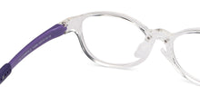 Load image into Gallery viewer, Transparent Rectangle Full Rim Kid Eyeglasses by Lenskart Junior Computer Glasses-145684