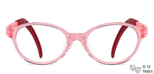 Pink Oval Full Rim  Kid Eyeglasses by Lenskart Junior-145675