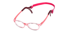 Pink Oval Full Rim  Kid Eyeglasses by Lenskart Junior-145675