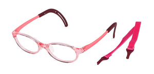Pink Oval Full Rim  Kid Eyeglasses by Lenskart Junior-145675