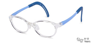 Transparent Oval Full Rim  Kid Eyeglasses by Lenskart Junior-145676