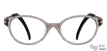 Load image into Gallery viewer, Grey Oval Full Rim  Kid Eyeglasses by Lenskart Junior-145678