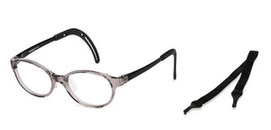 Grey Oval Full Rim  Kid Eyeglasses by Lenskart Junior-145678