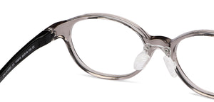 Grey Oval Full Rim  Kid Eyeglasses by Lenskart Junior-145678