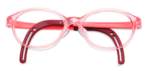 Pink Oval Full Rim Kid Eyeglasses by Lenskart Junior Computer Glasses-145687