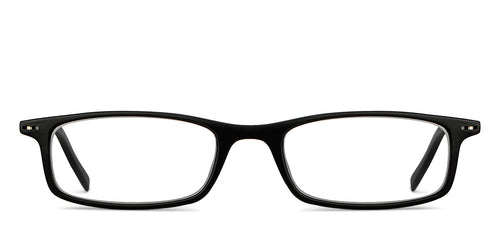 Black Rectangle Full Rim Unisex Eyeglasses by Lenskart READERS-151329