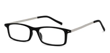 Load image into Gallery viewer, Black Rectangle Full Rim Unisex Eyeglasses by Lenskart READERS-151329