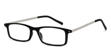 Load image into Gallery viewer, Black Rectangle Full Rim Unisex Eyeglasses by Lenskart READERS-151330