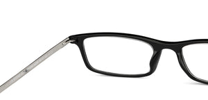 Black Rectangle Full Rim Unisex Eyeglasses by Lenskart READERS-151330