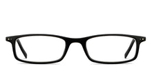 Load image into Gallery viewer, Black Rectangle Full Rim Unisex Eyeglasses by Lenskart READERS-151331