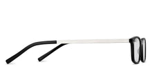Load image into Gallery viewer, Black Rectangle Full Rim Unisex Eyeglasses by Lenskart READERS-151331