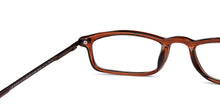 Load image into Gallery viewer, Brown Rectangle Full Rim Unisex Eyeglasses by Lenskart READERS-152155