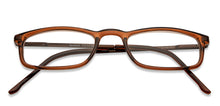 Load image into Gallery viewer, Brown Rectangle Full Rim Unisex Eyeglasses by Lenskart READERS-152155