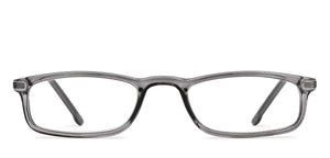 Grey Rectangle Full Rim Unisex Eyeglasses by Lenskart READERS-152157