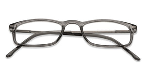 Grey Rectangle Full Rim Unisex Eyeglasses by Lenskart READERS-152157