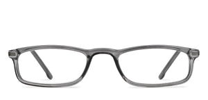 Grey Rectangle Full Rim Unisex Eyeglasses by Lenskart READERS-152159