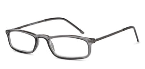 Grey Rectangle Full Rim Unisex Eyeglasses by Lenskart READERS-152159