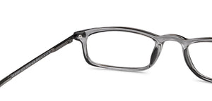 Grey Rectangle Full Rim Unisex Eyeglasses by Lenskart READERS-152159