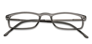 Grey Rectangle Full Rim Unisex Eyeglasses by Lenskart READERS-152159
