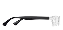 Load image into Gallery viewer, Transparent Rectangle Half Rim Unisex Eyeglasses by LENSKART BLU READERS-152031