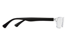Load image into Gallery viewer, Transparent Rectangle Half Rim Unisex Eyeglasses by LENSKART BLU READERS-152616