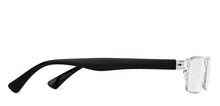 Load image into Gallery viewer, Transparent Rectangle Half Rim Unisex Eyeglasses by LENSKART BLU READERS-152617