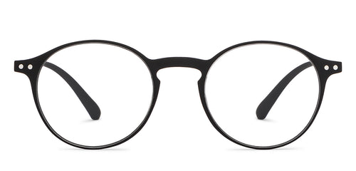 Black Round Full Rim Unisex Eyeglasses by Lenskart READERS-152149