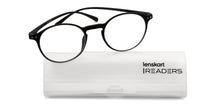 Load image into Gallery viewer, Black Round Full Rim Unisex Eyeglasses by Lenskart READERS-152149