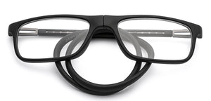 Black Rectangle Full Rim Unisex Eyeglasses by LENSKART PREMIUM READERS-147466