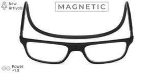 Black Rectangle Full Rim Unisex Eyeglasses by LENSKART PREMIUM READERS-147466