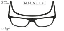 Load image into Gallery viewer, Black Rectangle Full Rim Unisex Eyeglasses by LENSKART PREMIUM READERS-147467