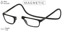 Load image into Gallery viewer, Black Rectangle Full Rim Unisex Eyeglasses by LENSKART PREMIUM READERS-147467