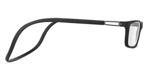 Black Rectangle Full Rim Unisex Eyeglasses by LENSKART PREMIUM READERS-147467