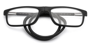 Black Rectangle Full Rim Unisex Eyeglasses by LENSKART PREMIUM READERS-147467