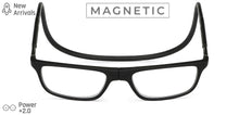 Load image into Gallery viewer, Black Rectangle Full Rim Unisex Eyeglasses by LENSKART PREMIUM READERS-147468