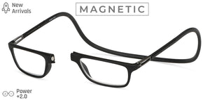 Black Rectangle Full Rim Unisex Eyeglasses by LENSKART PREMIUM READERS-147468