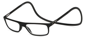 Black Rectangle Full Rim Unisex Eyeglasses by LENSKART PREMIUM READERS-147468