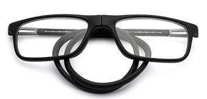 Black Rectangle Full Rim Unisex Eyeglasses by LENSKART PREMIUM READERS-147468
