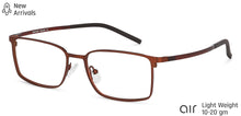 Load image into Gallery viewer, Copper Rectangle Full Rim Unisex Eyeglasses by Lenskart Air Computer Glasses-146716