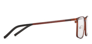 Copper Rectangle Full Rim Unisex Eyeglasses by Lenskart Air Computer Glasses-146716