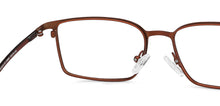 Load image into Gallery viewer, Copper Rectangle Full Rim Unisex Eyeglasses by Lenskart Air Computer Glasses-146716