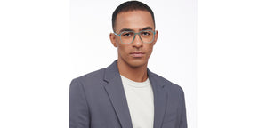 Blue Hexagonal Full Rim Unisex Eyeglasses by Lenskart Air-206734