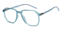 Load image into Gallery viewer, Blue Hexagonal Full Rim Unisex Eyeglasses by Lenskart Air-206734