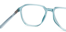 Load image into Gallery viewer, Blue Hexagonal Full Rim Unisex Eyeglasses by Lenskart Air-206734