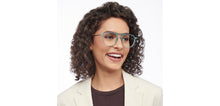 Load image into Gallery viewer, Blue Square Full Rim Unisex Eyeglasses by Lenskart Air-206726