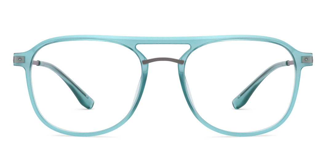 Blue Square Full Rim Unisex Eyeglasses by Lenskart Air-206726